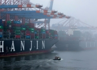 韩国法院宣布航运业巨头韩进海运破产