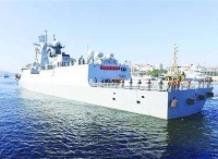 中俄“海上联合”军演圆满结束 双方舰艇举行了告别仪式