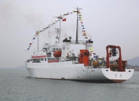 “大洋一号”船从青岛起航 执行2018年综合海试任务