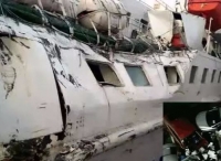 突发！“尖峰岭”轮在琼州海峡与一集装箱船发生碰撞