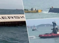 泰国集装箱船沉没！70多个集装箱漂浮或沉没