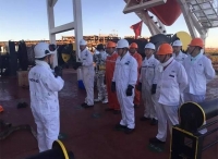 广元海轮成功参与澳大利亚黑德兰港 首次大规模船岸消防联合演习