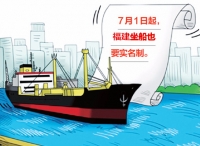 明年1月10日起，福建省3条水上客运航线正式实施实名制