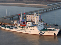 中国最新海监137船巡航钓鱼岛海域