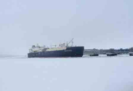 全球首艘北极LNG船抵达北极圈内港口